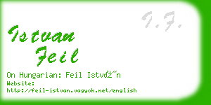 istvan feil business card